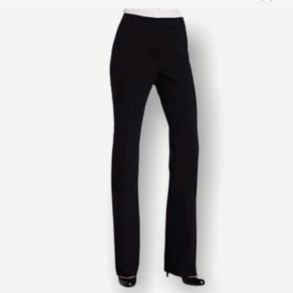 Chaus women’s size 8 black side, zip pants with elastic stretch waist